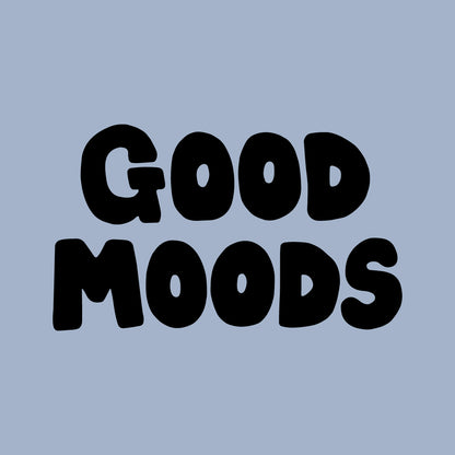 'good moods' // t-shirt in blue